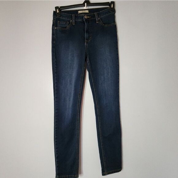 Free People Womens Size 27 Skinny Jeans Dark Wash Denim Jeans - Picture 1 of 6